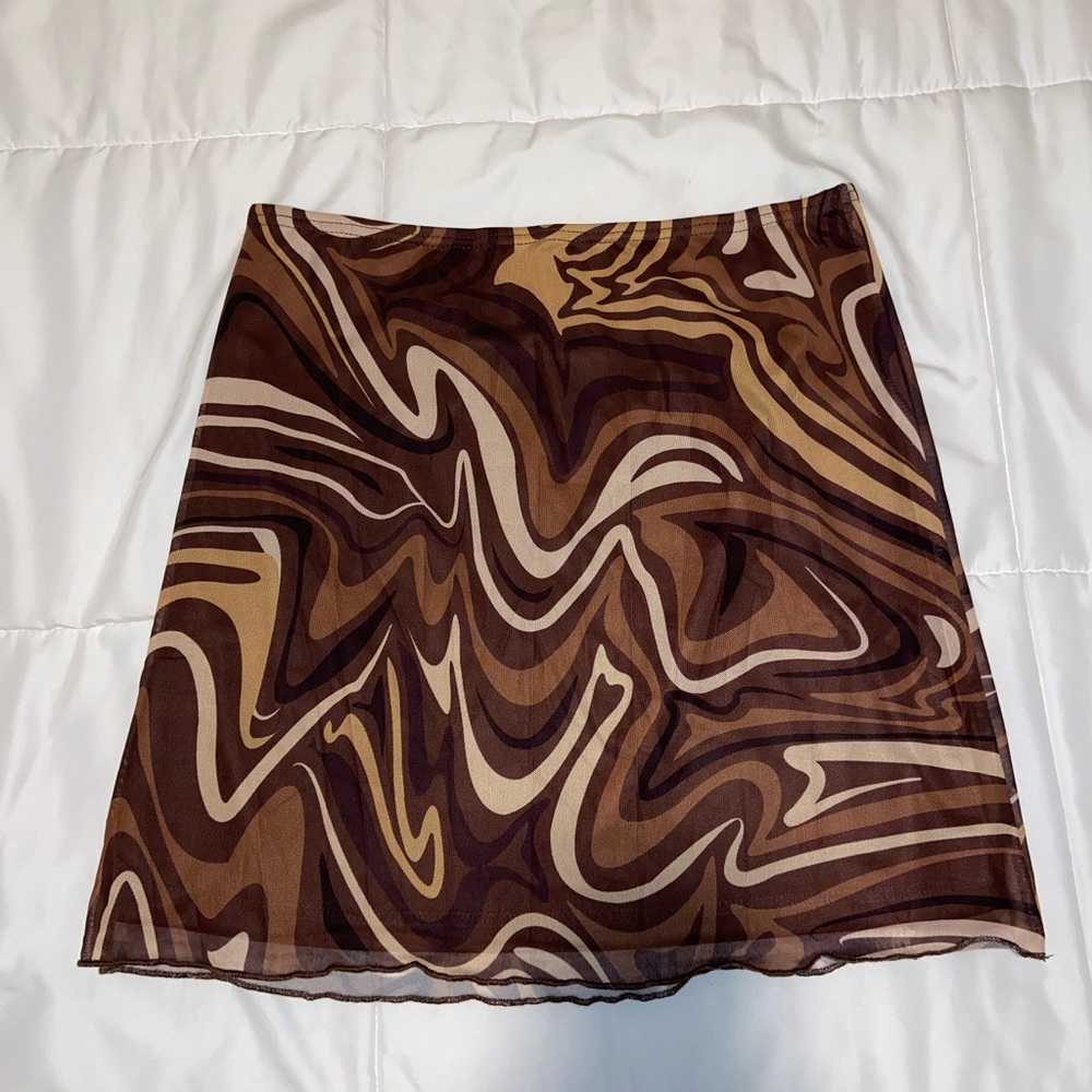 Princess Polly Brown Skirt